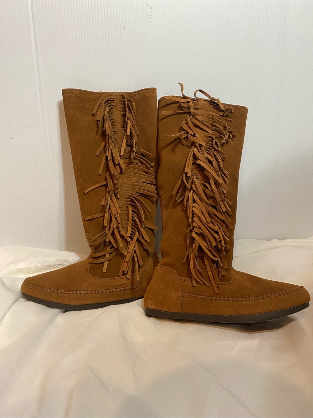 Skechers Women's Fringe Moccasin Boots - Brown